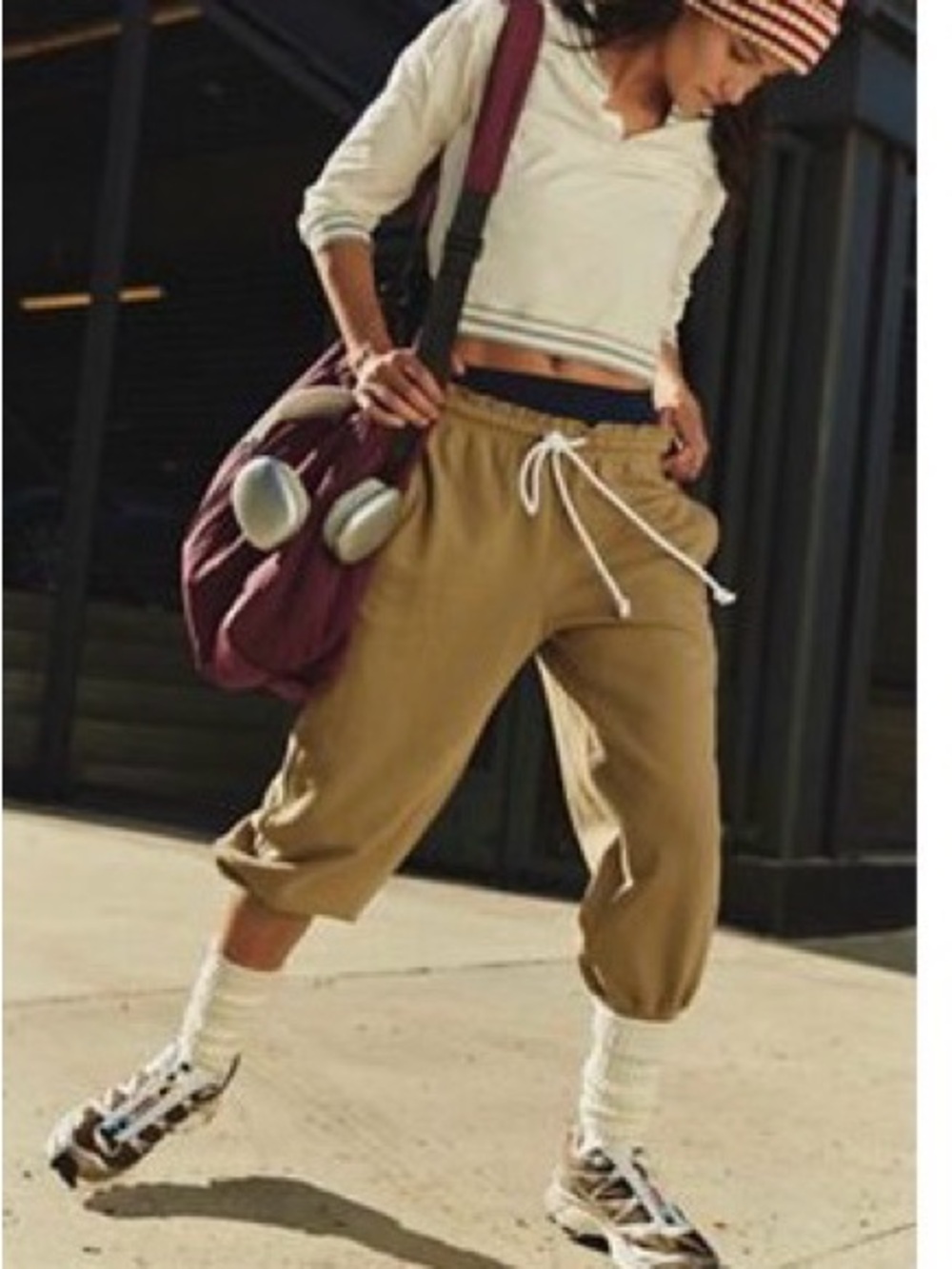 Free People Flutter Cropped Jogger